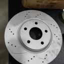 Front Brake Kit Compatible with Chevrolet Cobalt HHR Malibu Pontiac G6 Saturn Ion Redline Replacement 11.65" inch Disc Brake Rotors, 55093 D1028-7932 | Geomet Coated
