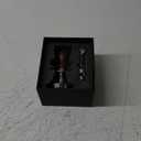 Calibrated Espresso Tamper 58mm Walnut, Auto-Leveling and 30lb Spring Loaded Design Stainless Steel Ripple Base Coffee Tamper with 20lb / 25lb / 30lbs Replacement Springs (58.3mm)