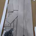 2-Tier Washer And Dryer Countertop With 2.75"H Guard,54"W x 27.5"D Laundry Countertop Cover With Non-Slip Pad,Large Space Laundry Topper For Folding Clothes Over Washer And Dryer-Stripe Gray