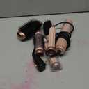 6 in 1 Hair Dryer Brush Hot Air Styler Detachable for Travel, Blow Dryer 3 Heat Settings to Straighten, Auto Curl, Volumize Home Salon Results Frizz-Free Shine All Hair Types (Pink-A)