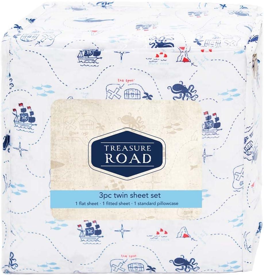 Twin Sheets Set Kids Boys/Girls, Bed Sheets Kids, Cute Bed Sheet, Includes Flat, Fitted and Pillowcase, 3 Piece