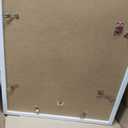 Wood 16x20 Picture Frame with 11x14 Mat White, Display 11x14 with Mat or 16x20 Without Mat, Wood 16 by 20 Photo Frame, 16 x 20 Frame for Wall Hanging Display, White