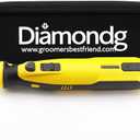 Diamondg Cordless Dog Nail Grinder with Quiet Sound & LED Tip for Large & Small Dogs, 4hrs. Runtime - Electric Dog Nail Trimmer, Heavy Duty Rotary Tool Alternative to Toenail Clippers & Filers