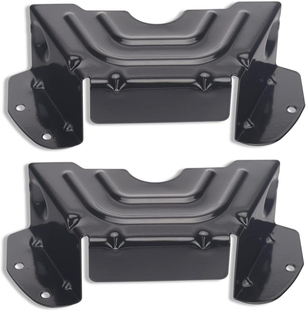 Lawn Mower Parts 783-06424A-0637 783-06424A Black Deck Belt Cover, Compatible with MTD Craftsman Troy Bilt 783-06424A-0637 42" 46" Deck Spindle Pulley Belt Guard Cover (2)