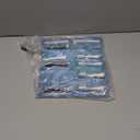 Replacement Brush Heads for AquaSonic Duo Series & Home Dental Center Sonic Electric Toothbrush, 10 Count with Travel Covers, Black and White