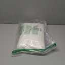 NICETOWN White Linen Sheer Curtains and Drapes 84 inches Long, Rod Pocket & Back Tab semitransparent with Light Through Vertical Window Treatments for Sliding Glass Door & Living Room, 52"W, Set of 2