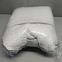 Cooling Memory Foam Cervical Neck Pillow – Contour Orthopedic Pillow for Neck and Shoulder Pain – Ergonomic Cooling Pillow for Sleeping
 (24" L x 16" W x 4" H) (1) (White, pack of 1)