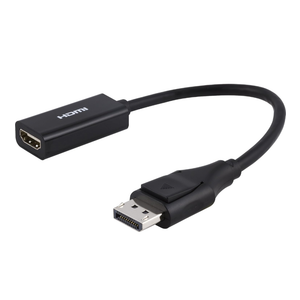 Philips DisplayPort to HDMI Adapter, Unidirectional, Works with Laptops, Tablets, Full HD 1080p, 4K Ultra HD, Mac and PC Compatible, Compact Design, Portable, Black, SWV9200G/27