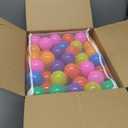 100PCS Ball Pit Balls 8 Colors Plastic 2.1-2.2" Crush Proof Playpen Balls with Zip Storage Bag, Phthalate & Bpa Free for Babies Crawl Tunnel, Ball Pit & Trampoline