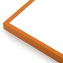 Set of 2 Orange 11x14 Aluminum Picture Frames with Mat for 8x10 Photos - Durable HD Plexiglass for Superior Clarity - Versatile Colorful Metal Frames Ideal for Wall Mounting Vertically or Horizontally