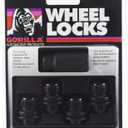 Gorilla Automotive 73631TBC Locking Lug Nuts & 1 Key for Toyota/Lexus Aluminum Wheels - Set of 4