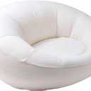 SUNNYLiFE Cloud Lounger, Oversized Floating Daybed, Tierra Cream, PVC/Fabric/Textilene, 74.02x60.24 Inches, 13.56 lbs