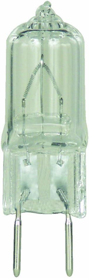 Feit Electric BPQ75/8.6 75-Watt T4 JCD Halogen Bulb with Bi-Pin Base, Clear, 3000K Bright White (1 Count (Pack of 1))