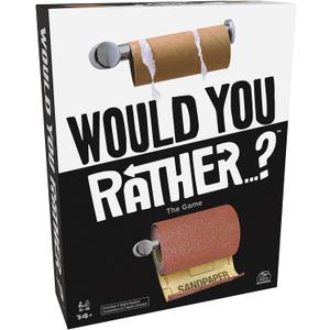 Spin Master Games, Would You Rather? Funny Party Card Game for College, Friendsgiving, Birthdays, & More, for Teens & Adults, 3-6 Players, for Ages 14 & Up