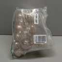 Sea Team Multi-Size Shatterproof Clear Plastic Christmas Tree Ball Ornaments Set, Decorative Hanging Transparent Xmas Baubles with Stuffed Delicate Decorations (25 Counts, Rose Gold)