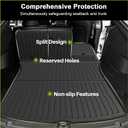 Floor Mats for 2025 2026 Tesla Model Y Juniper, 8PCS All Weather Full Set Cargo Liners Accessories, 3D TPE Odorless Floor Mat Trunk Frunk Rear Mats for 5-Seater(Not Fit 7Seat and Standard)