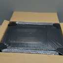 10 Pack Thicken Shoe Organizer Stackable,Upgraded Sturdy Shoe Storage Box with Magnetic Door,Shoe Containers For Sneaker Display,Hat Organizer,Black