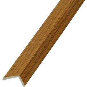 OUZUGIE 8-Pack 57 Inches, WPC Slat Wall Panel Trim,Corner Guard for Low Grille (Oak)