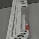 SRIWATANA Floating Shelves for Wall, Wall Shelves for Bathroom, Bedroom, Living Room, Kitchen, Office, Wood Shelves for Home Decor Set of 5 (Washed White)