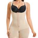 Irisnaya Fajas Colombianas Moldeadoras Tummy Control Shapewear for Women, Postpartum Faja Body Shaper Shapewear Bodysuit, S