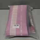 Mahjong Mat Table Cover 32x32 Inch Large American Mahjong Game with Game Rules, Travel Poker Playing Mats Portable Cloth Bag for 2025 Mahjongg Jongg Fans, Poker, Board Games and Dominoes(Pink)