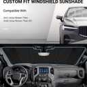 Pigenius Windshield Sun Shade for Nissan Titan 2004-2015 Front Window Sunshade - AstraGuard