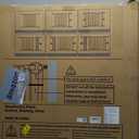 Cumbor 29.7-46" Baby Gate for Stairs, Toddler Safety Essentials for The House, Auto Close Dog Gate for Doorways, Mom's Choice Awards Winner-Easy Install Pressure Mounted Pet Gates for Dogs, White