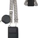 Small Crossbody Bags for Women Trendy Vegan Leather Cell Phone Purse Wallet Bag Handbag with Coin Purse &Card Slots | Small, for Women, Trendy, with Coin Purse, Card Slots (Black)