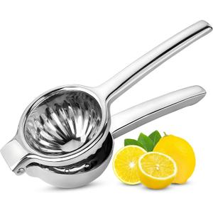 Heavy-Duty Stainless Steel Lemon Squeezer Handheld Citrus Press for Effortless Juicing