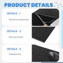 Sieral Aquarium Lids Polycarbonate Greenhouse Panels Canopy with LED Light 29 x 11.38 x 0.12 Inch for 20/29/37 Gallon Without Center Brace Aquariums Cover Fish Tank Lid (Black)
