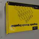 50pcs Magnetic Wrench Organizer Set for Tool Box,Modular Wrench Holder with Metric&SAE Labels