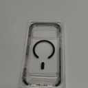 DEERLAMN Strong Magnetic Case for iPhone 17 Pro Max 6.9-Inch, [Compatible with Magsafe][Military Grade Drop Protection] Clear Slim Shockproof Protective Phone Cover-Transparent+Black