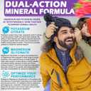 2 x Magnesium Glycinate with Potassium Supplement,Liquid Magnesium Glycinate 500mg Potassium Citrate 500mg, Magnesium Liquid Drops for Vascular, Bone, Heart, Muscle & Nerve Health,Non-GMO,Vegan