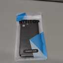 NITITOP Compatible with iPhone 13 Mini Case Cute Cherry Bow Ribbon Pattern for Girls Women Soft TPU Durable Full Camera Lens Shockproof Protective Cover - Black