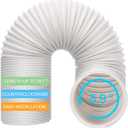 Portable Air Conditioner Hose - AC Hose with 5.9" Diameter, Anti-Clockwise Thread, Length up to 78.7" - Exhaust Hose for Portable AC Vent Compatible