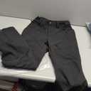 Moosehill Womens-Snow-Ski-Pants Water-Resistant Fleece Lined Warm Winter Hiking Thermal with 4 Zipper Pockets(Black, 4, 31")