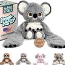 Huggle Healers Weighted Stuffed Animals for Adults, Teens and Kids - 36 Inch Long Plush Arms Grey Stuffed Animal for Hugs - 4.5lb Koala Plushies - Noa Koala