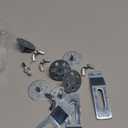 Enhon Sink Clips Kit 12 Pack, Undermount Sink Clips, Sink Mounting Kit Bracket, Installation Repair Hardware Clips Fastener Support for Kitchen or Bathroom Sinks (Silver)