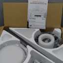 Asyko Ceiling Fans with Lights,46" Low Profile Ceiling Fan with Light and Remote Control,Flush Mount, Reversible, Dimmable, Noiseless, Black Ceiling Fan for Bedroom