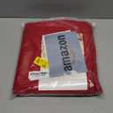 Textured Tablecloth Rectangle Waterproof Table Cloth, Washable Table Cover Wrinkle Free Fabric Tabletop Decoration for Kitchen, Dining, Wedding, Parties, 60 x 104 Inch, Red