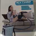 ICYTHRP Cold Therapy Machine with Programmable Timer, Portable Ice Machine for Knee After Surgery, Knee Replacement Recovery System for Pain Relief w/Compression Pad for Shoulder, Hip and Ankle