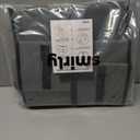 SMIRLY 6 Shelf Hanging Closet Organizer Hanging Shelves, Closet Hanging Organizer with 2 Sturdy Hooks for Wardrobe, Nursery, Storage (Grey, 3 Shelf)