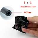 2 x Heat Shrink Tubing Kit 3:1 Ratio Adhesive Lined, Marine Grade Shrink Wrap 5/8''(15MM)-10ft