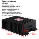 Shkalacar Car Audio 4-Channel Amp Amplifier 80Wx4 Modification Power, Digital Sound Processor Class A/B for Android Car Player