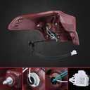 Tail Light Rear Lamp Assembly Compatible with 2013-2015 Toyota RAV4 Right Passenger Side 815500R030 81550-0R030