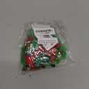 Dog Christmas Outfit Costume Suit, Cat & Small Dog Tutu Collar and Green Shiny Hat Set for Christmas Holiday Birthday Party