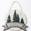 Winter Welcome Sign