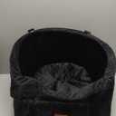 Vivifying Dog Car Seat for Small & Medium Dogs, Detachable & Washable Booster Seat for Pets Up to 30lbs, Travel Bed with Storage Pockets and Safety Belt  Black