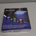 LED Shower Head 8 inch, Auto Color Changing LED Shower Head Round Shower Sprayer 3 Colors Water Temperature Controlled for Bathroom Shower Heads Replacement (Fixed)