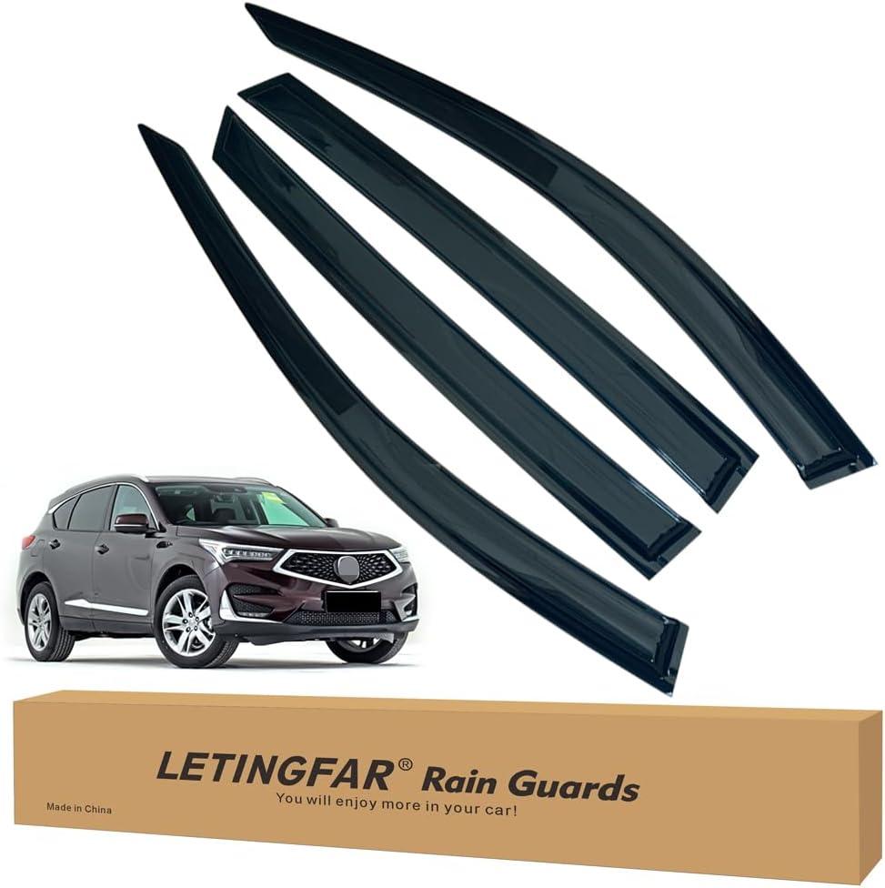 Window Visors Rain Guards for Acura RDX 2019 2020 2021 2022 2023 2024 Accessories, Wind Deflectors Vent Shades for Acura RDX